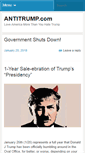 Mobile Screenshot of antitrump.com