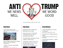 Tablet Screenshot of antitrump.com